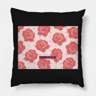 Blushing Blossoms #1 Pillow