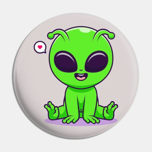 Baby alien Pin by TheDesigNook