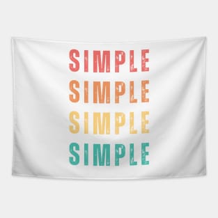 Simple Text Repeated Pattern Design Tapestry