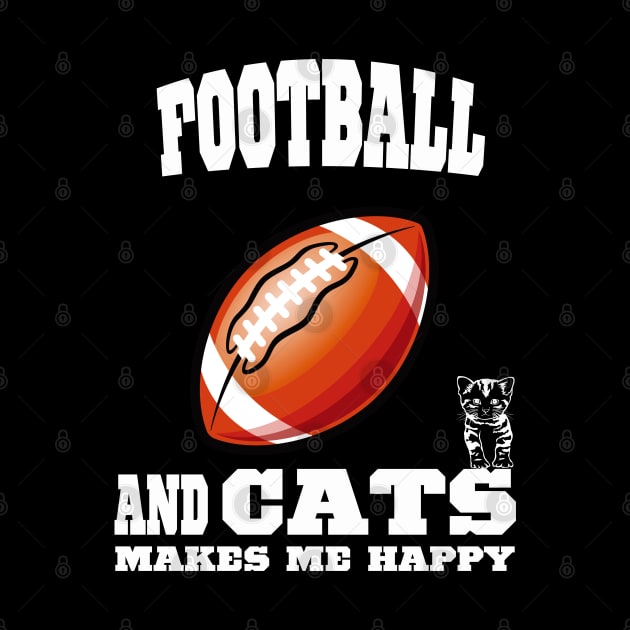 Football And Cats Makes Me Happy by kooicat