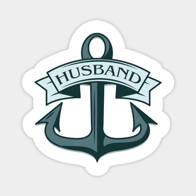 Husband Ships Anchor Magnet by nickemporium1