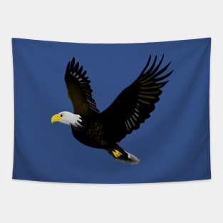 The Power of an Eagle - Blue Tapestry