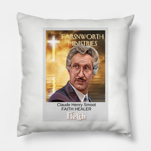 FLETCH - CLAUDE HENRY SMOOT Pillow by Simontology