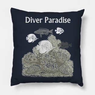 Diver Paradise Pillow