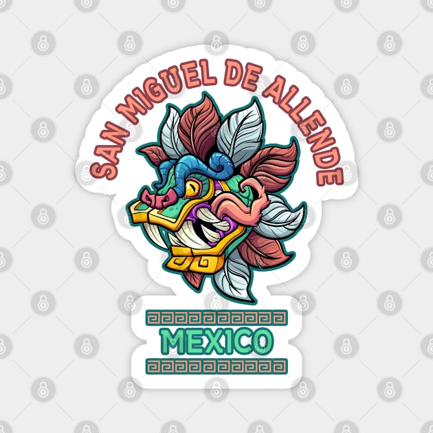 San Miguel de Allende Mexico Magnet by LiquidLine