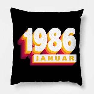 Januar 1986 0 38 Jahren Mann Frau Geburtstag Pillow