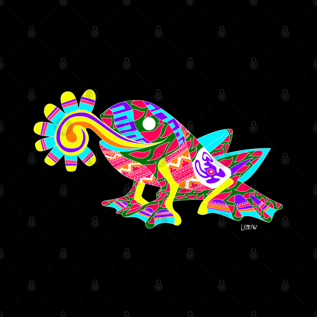 crazy love frog ecopop mexican rana art by jorge_lebeau