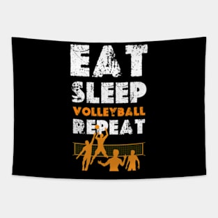 eat sleep volleyball repeat Tapestry