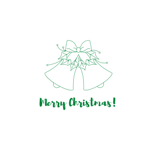 Holiday Collection - Merry Christmas (White/Green) T-Shirt