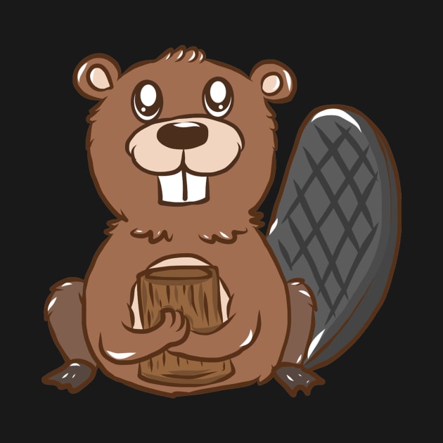 Beaver forest rodents for children animal welfare animal hunters by KK-Royal