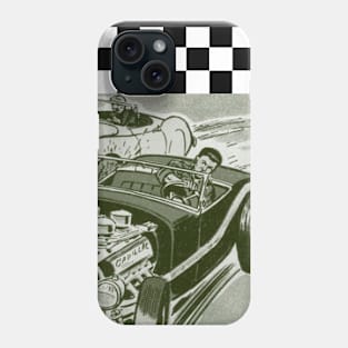 LET`S RACE VINTAGE COMICS OLD CLASSIC RACING CARS Phone Case