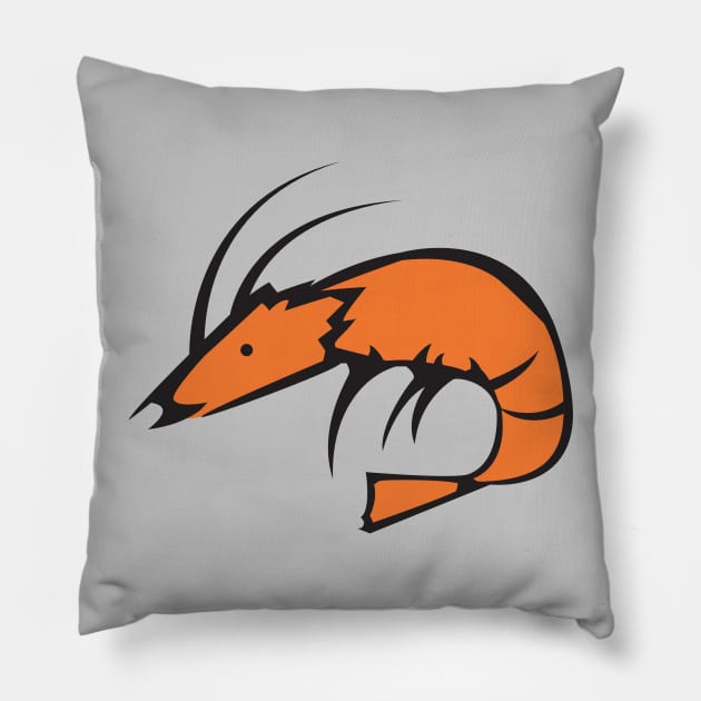 Sugawara's Shrimp Shirt Design Pillow by Teeworthy Designs