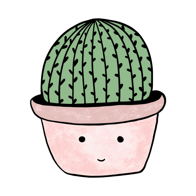 Cute smiling cactus by bigmoments