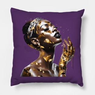 Melanin Drippin' Pillow