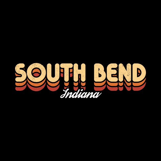 Retro South Bend Indiana by rojakdesigns