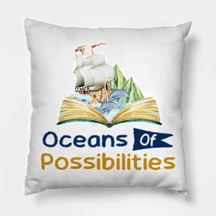 summer reading 2022 oceans sublimation Pillow