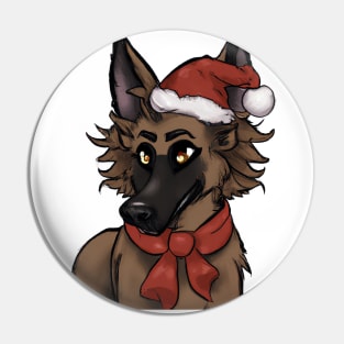 Cute Belgian Shepherd Drawing Pin