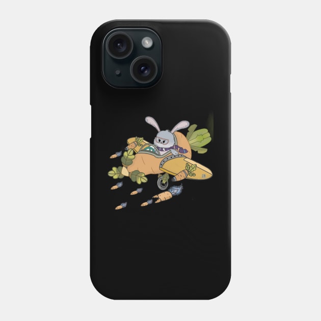 Captain Fluffy Bunny Phone Case by KooKooPerd