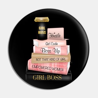 Girl Boss Hustle Pin