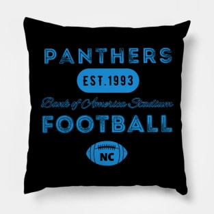 North Carolina Football Vintage Style Pillow