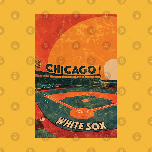 Midcentury Chicago White Sox Stadium by Rad Love