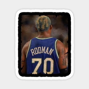 Rodman New Hairstyle Blue Magnet