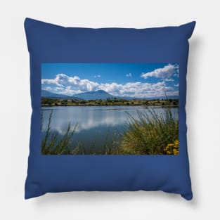 Wahatoya Lake La Veta Colorado by Debra Martz Pillow