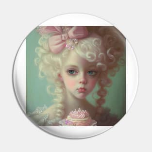 Baby Marie Antoinette and the Sparkle Cake Pin