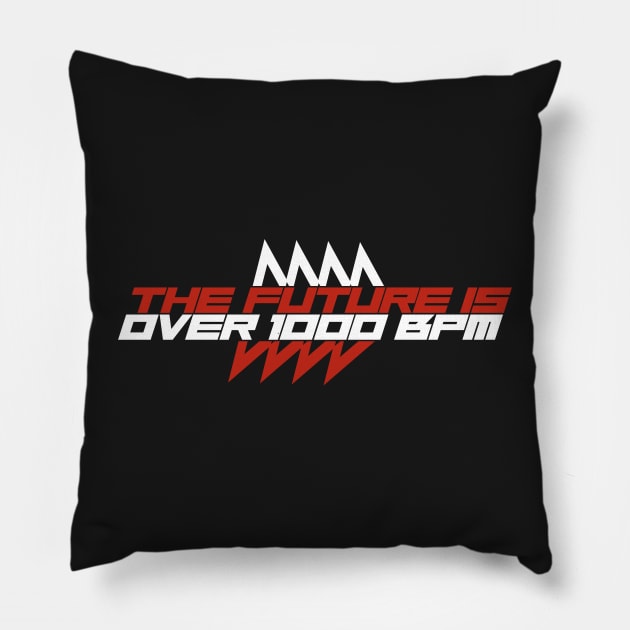 The Future is Over 1000 BPM Pillow by MOULE