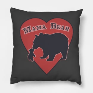 Mama Bear Kisses Pillow