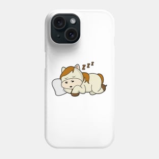 Horse at Sleeping with Pillow Phone Case