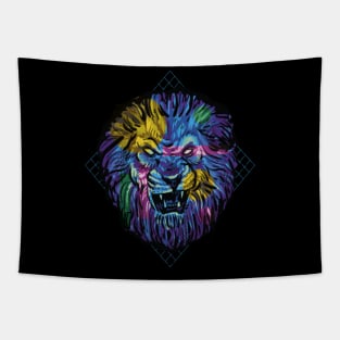 Colorful Lion King Tapestry