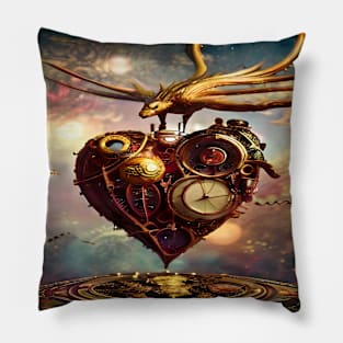 Phoenix heart Pillow