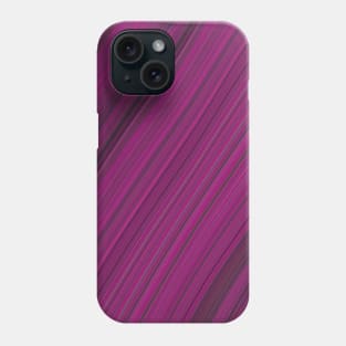 Thin Diagonal Stripe Pattern Phone Case