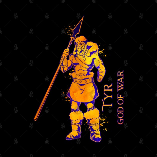 Viking god of war Tyr by Modern Medieval Design