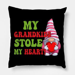 Gnome My Grandkids Stole My Heart Pillow