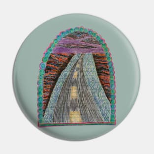 Surreal Night Drive Pin