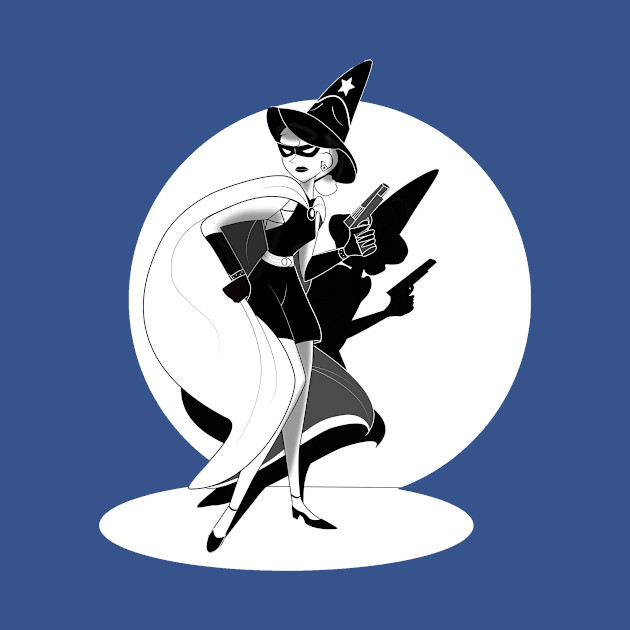 Disover 1930s Witch Pulp Hero - Fadartwork - T-Shirt