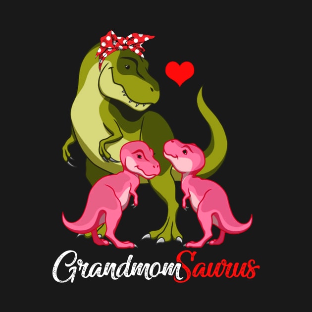 Grandmomsaurus T-Shirt T-rex Grandmom Saurus Dinosaur by johnbbmerch