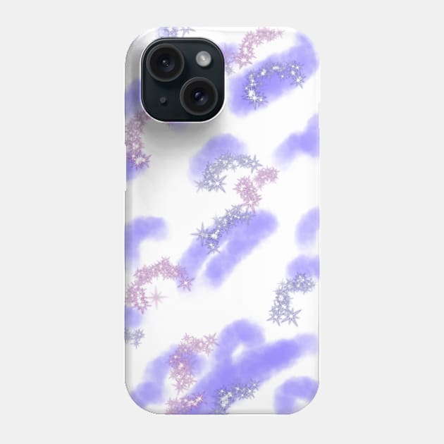 Purple sparkle watercolor abstract art design Phone Case by Artistic_st