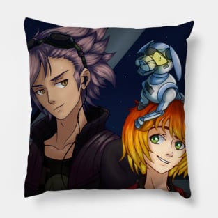 SciFi Anime Character Friends Pillow