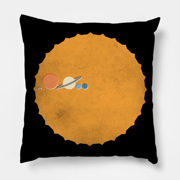 Solar Scale Pillow by Gintron