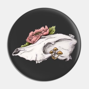 fox skull Pin