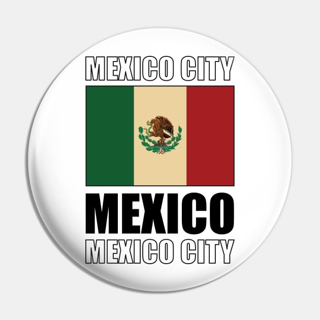 Flag of Mexico Pin by KewaleeTee