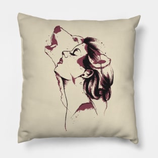 Wolf Girl Pillow