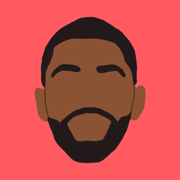 Kyrie Irving Face Art by xRatTrapTeesx