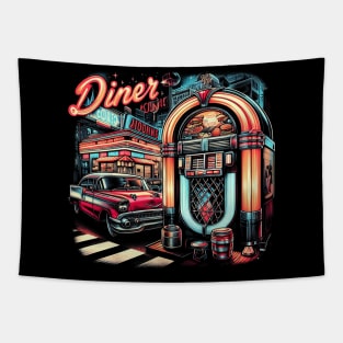 Retro Diner Tapestry