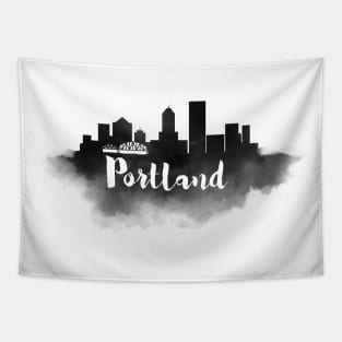 Portland watercolor Tapestry