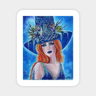 Sea Witch Fantasy art by Renee Lavoie Magnet