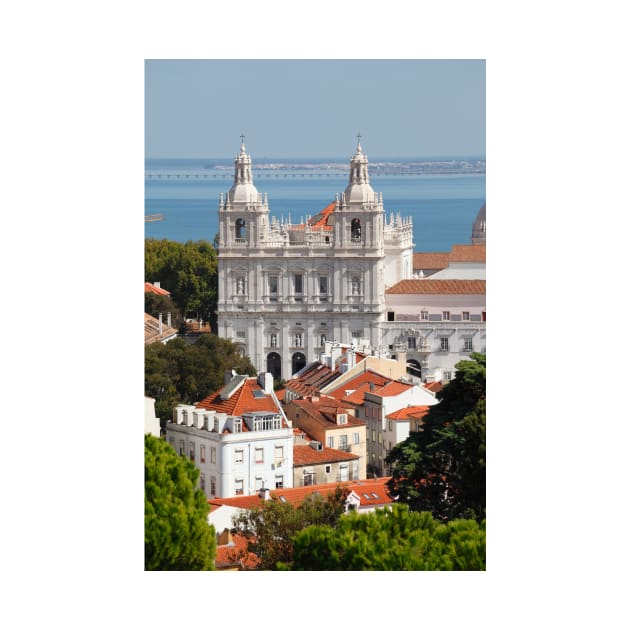 Igreja de Sao Vicente de Fora in Alfama, Lisbon, Portugal by Kruegerfoto